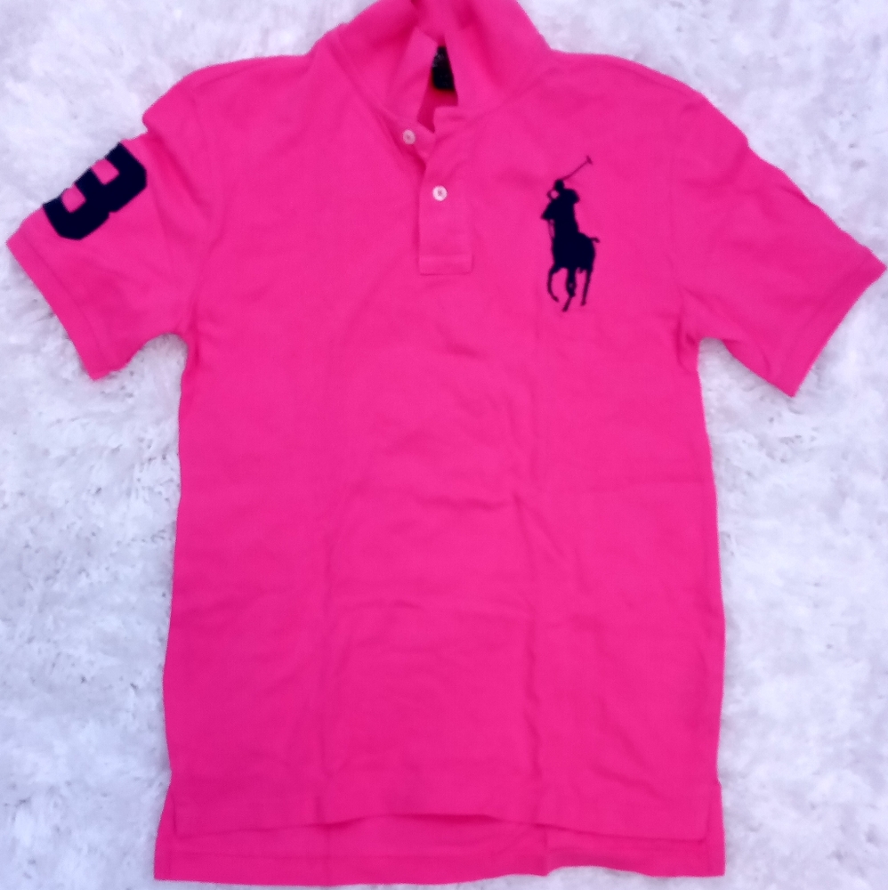 Kids Polo Ralph Lauren pink polo